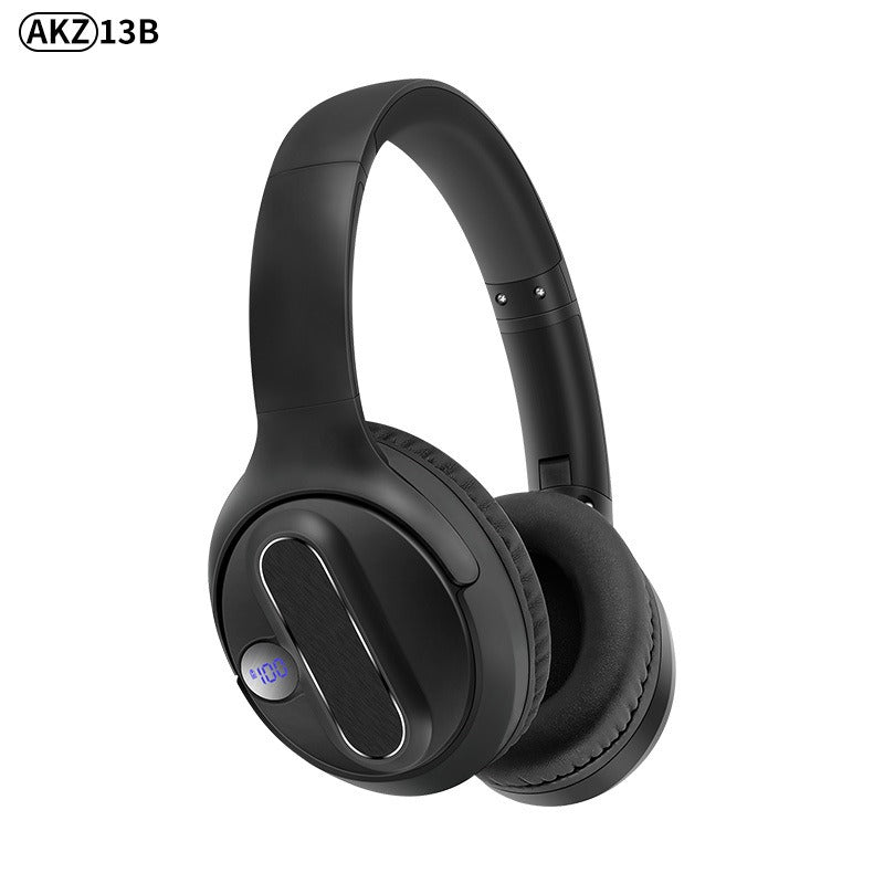AKZ-13B Retro Bluetooth 5.3 Headphones, Foldable, 17H Playtime, Battery Display eprolo