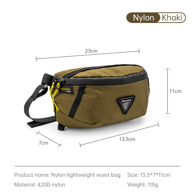 Hikeman Outdoor Waist Bag, Expandable, Lightweight, Waterproof for Hiking & Travel eprolo