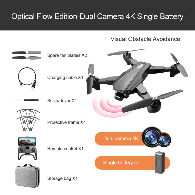 R20 Drone GPS 6K HD Dual-Camera Quadcopter w/ Optical Flow Positioning eprolo