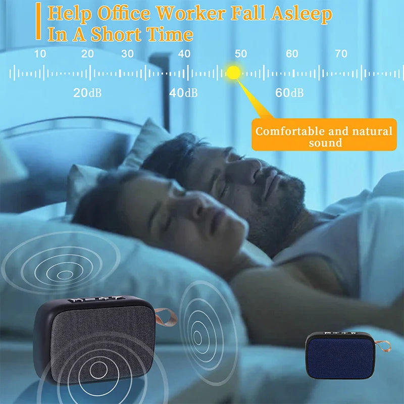 Portable Bluetooth Speaker with 3D Stereo Sound, 126 Natural Sounds, HiFi Bass, Noise Reduction, 16GB Memory eprolo