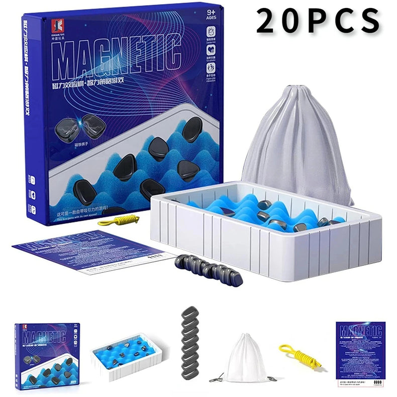 Magnetic Chess Game Set - Intelligence Strategy Board Game for Kids & Adults, 20 PC Educational Toy eprolo