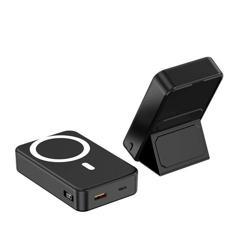 A27-1 10000mAh Magnetic Wireless Power Bank 22.5W Fast-Charger & Stand - Lumic Deals