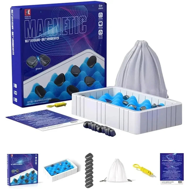 Magnetic Chess Game Set - Intelligence Strategy Board Game for Kids & Adults, 20 PC Educational Toy eprolo