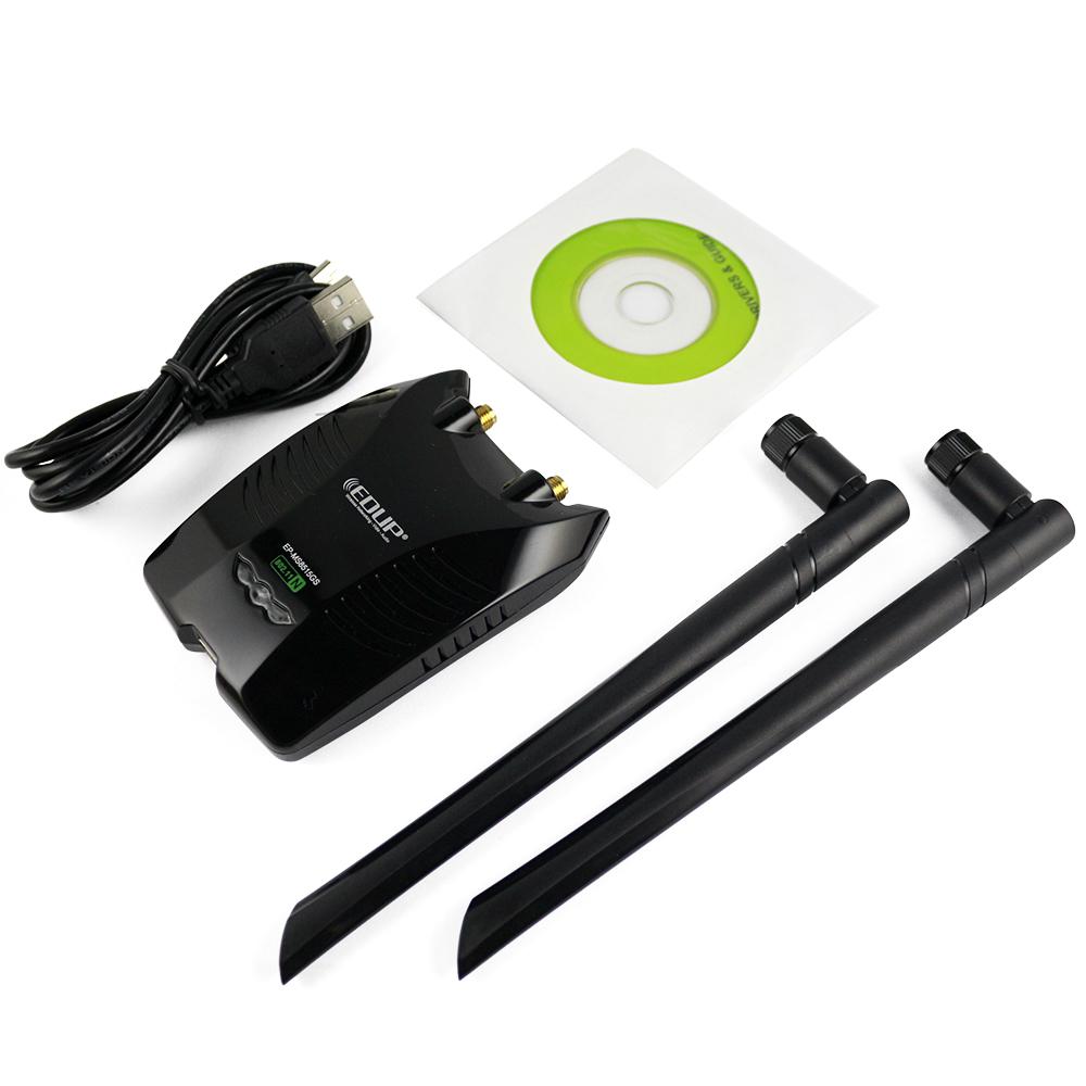 EDUP Ralink RT3070L Wireless USB WiFi Adapter with 2*5dBi Antennas, Long Range, 150Mbps eprolo