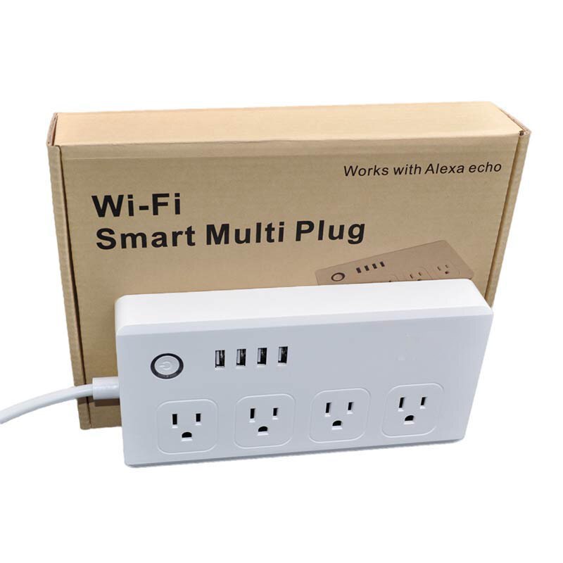 UseeLink Tuya WiFi Smart Power Strip – 4 Smart Outlets + 4 USB eprolo