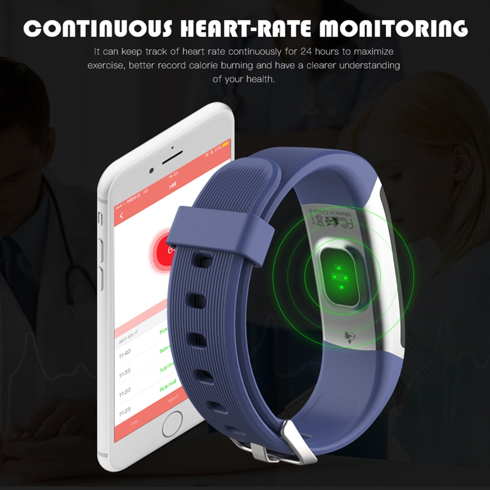 GT101 Smart Bracelet with Heart Rate Monitor, Sleep Tracker, IP67 Waterproof Fitness Band eprolo