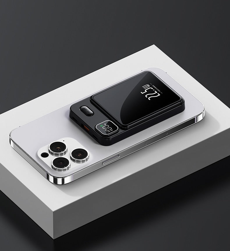 Magnetic Suction Power Bank 10000mAh Fast Wireless Charger Ultra-Thin Portable eprolo