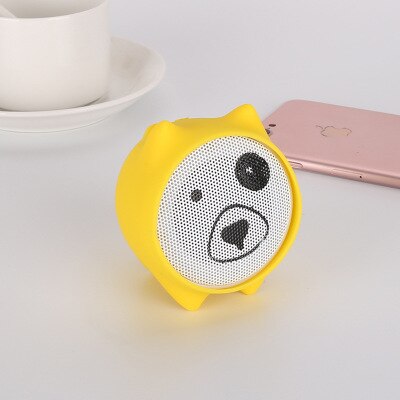 JY-1W Cartoon Mini Bluetooth Speaker TWS Wireless Hands-Free 4 Colors eprolo