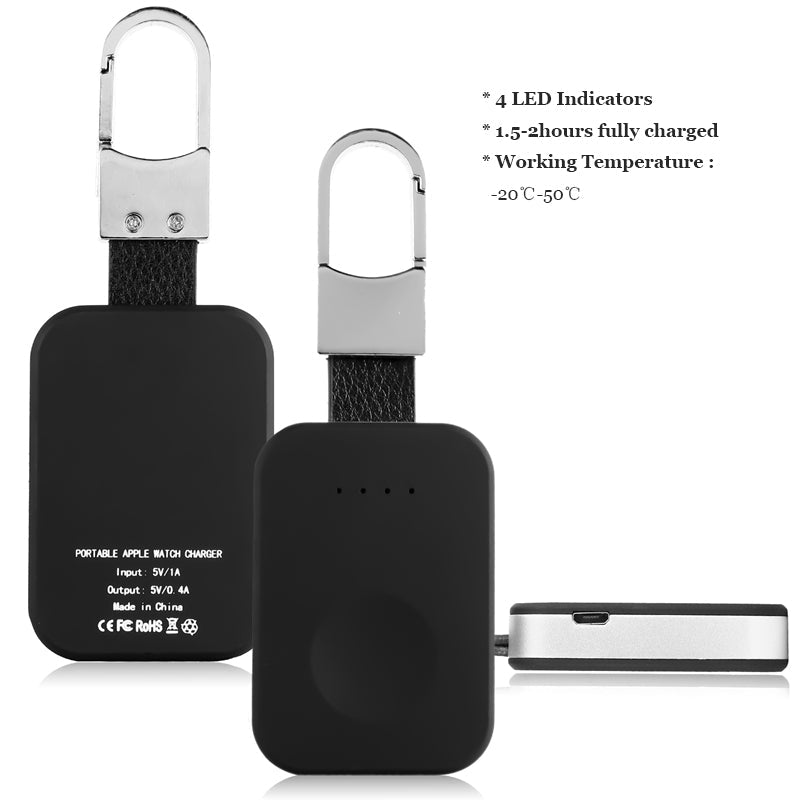 Auswaur N19 950mAh Qi Wireless Charger & Power Bank for Apple Watch, Portable Outdoor eprolo