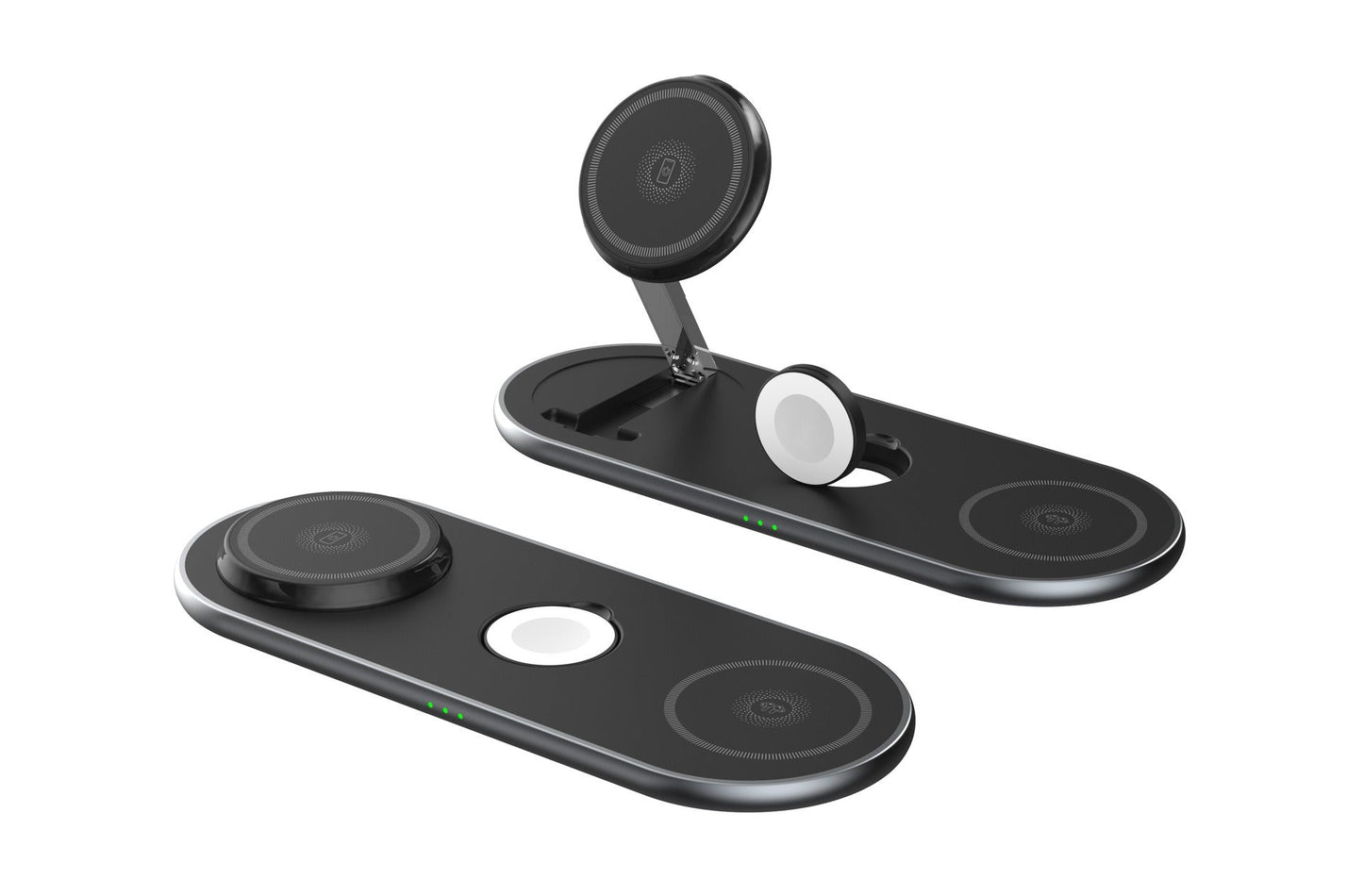 3-in-1 Foldable Magnetic Wireless Charger, Qi2 Fast Charging for iPhone, AirPods, Smartwatch eprolo