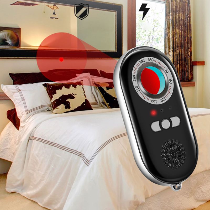K98 Anti-Spy Hidden Camera Detector Infrared Alarm & Flashlight eprolo