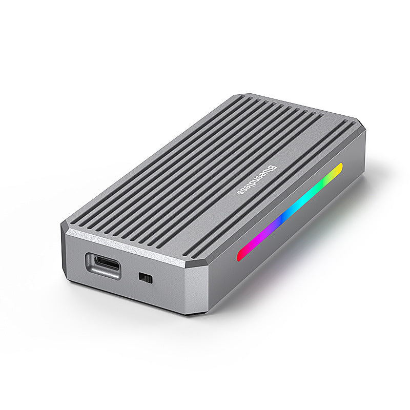 Blueendless M280U4 Plus USB4 SSD Enclosure with RGB Light & Fan, 40Gbps Thunderbolt 4 NVMe M.2 Case eprolo