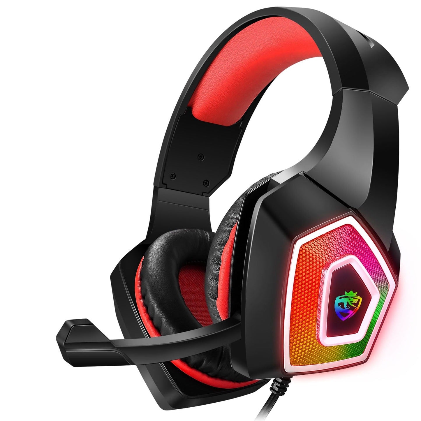 Arkartech V1 Wired RGB Gaming Headset with Mic, USB + 3.5mm Compatibility eprolo