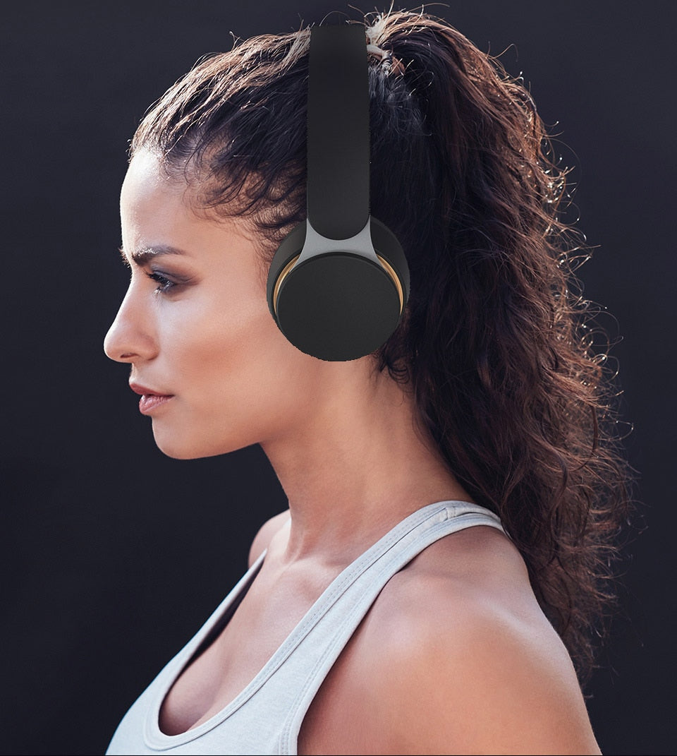Tourya T7 Bluetooth 5.0 Headphones Fast Charging Shocking Bass Foldable Design eprolo