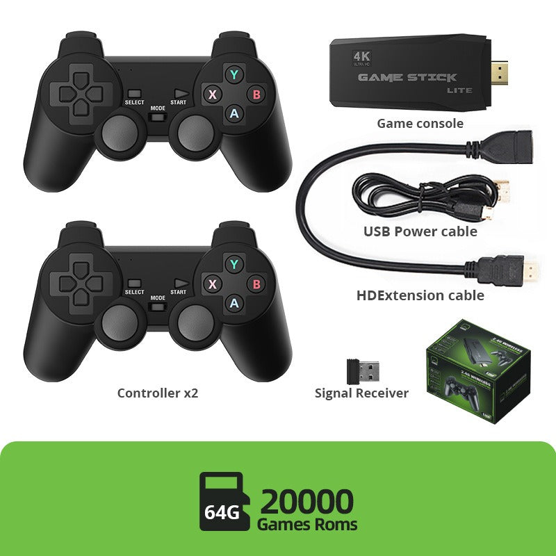 M8 Retro Game Stick Console: 10,000+ Games, 4K HDMI, Dual Wireless Controllers eprolo
