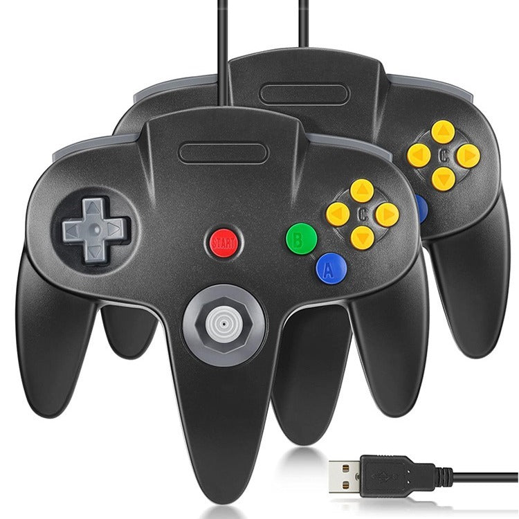 Classic N64 USB Wired Controller for PC, Mac, Raspberry Pi, Multiple Colors eprolo
