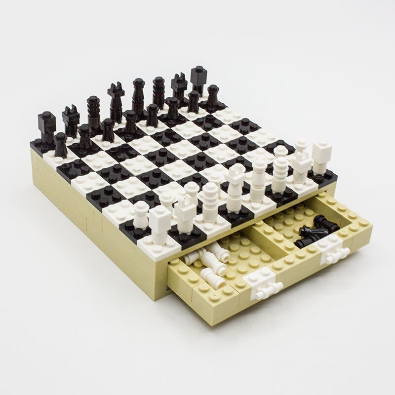 International Travel Folding Chess Board Set – 220 / 360 Pc Mini Bricks eprolo