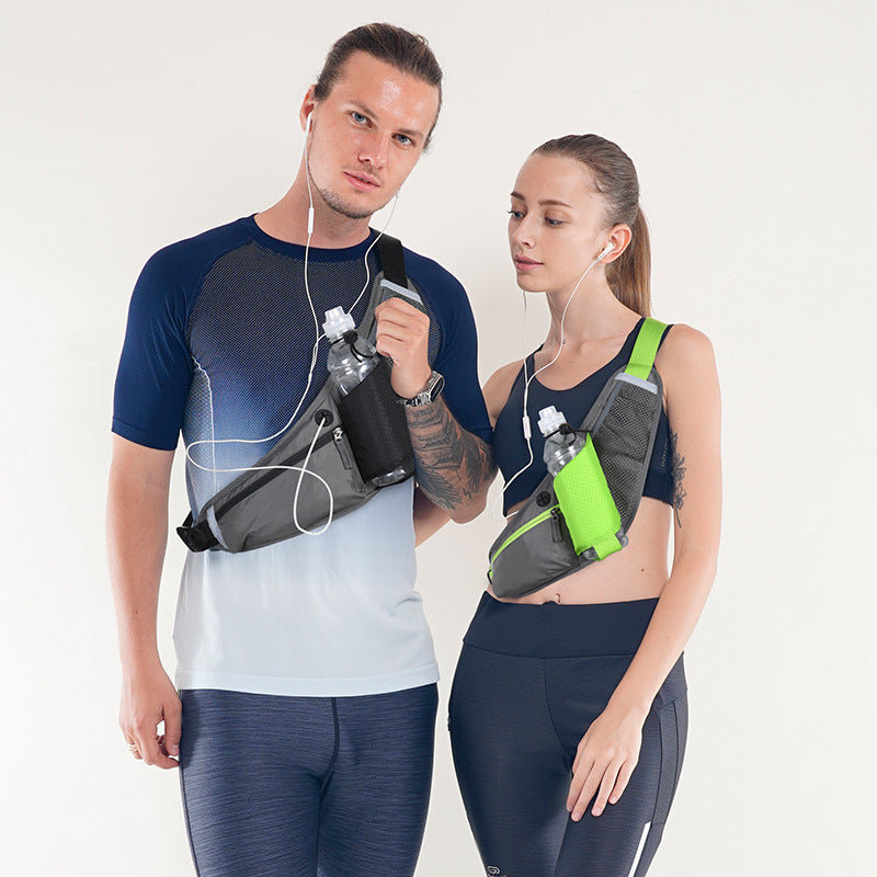 Multifunctional Fitness Waist Bag with Water Bottle Holder for Running Jogging eprolo