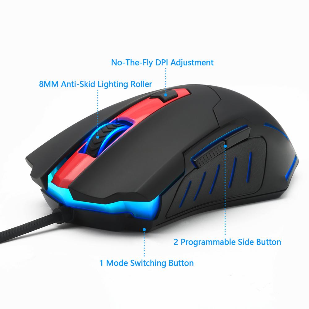 REDRAGON PEGASUS M705 7200DPI Wired Optical Gaming Mouse with 7 Buttons eprolo