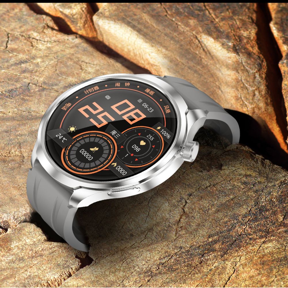 DK69 Bluetooth Smartwatch, 1.85in Display, GPS, Heart Rate, NFC, Multi-Sport eprolo