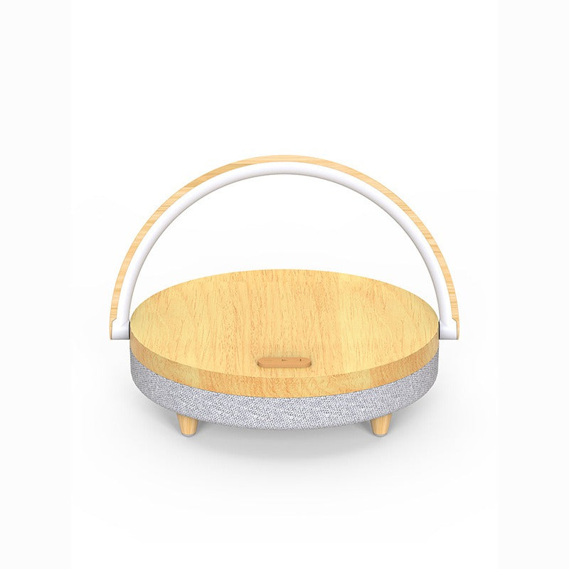 Minimalist 3‑in‑1 Bedside Lamp w/ 10W Wireless Charging & Bluetooth Speaker eprolo