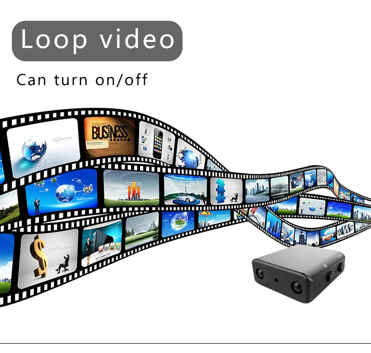 Mini Camera HD 1080P with Night Vision & Motion Detection, Compact Security Cam eprolo