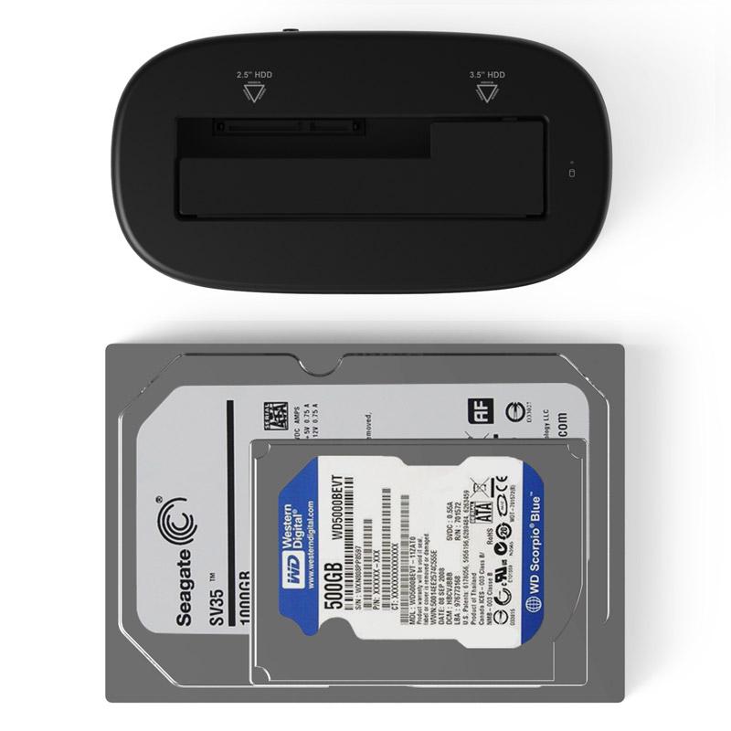 ORICO 6218US3 USB 3.0 HDD/SSD Docking Station for 2.5/3.5 Inch Drives up to 8TB eprolo