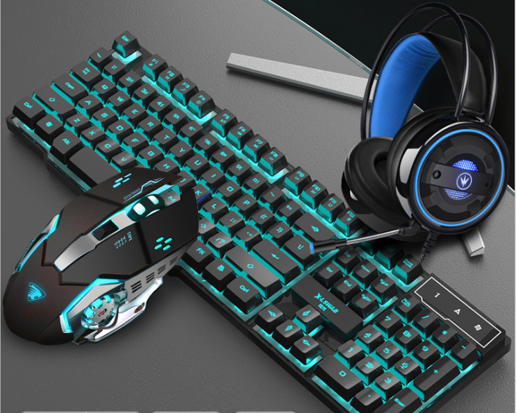 GX50 Wired Gaming Keyboard Mouse Headset Set, RGB Backlit for PC/Mac eprolo