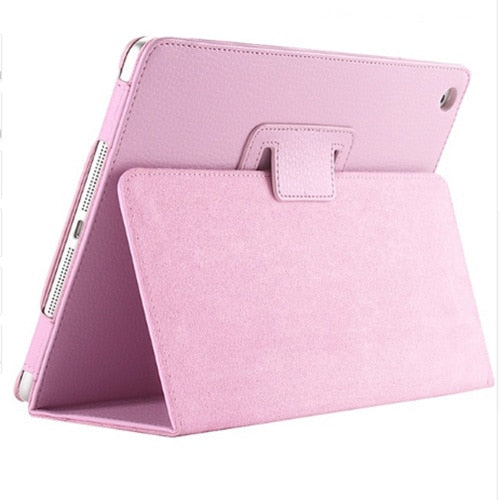 Tablet Case for Apple iPad 2/3/4, Auto Flip PU Leather Smart Stand, Litchi Texture eprolo