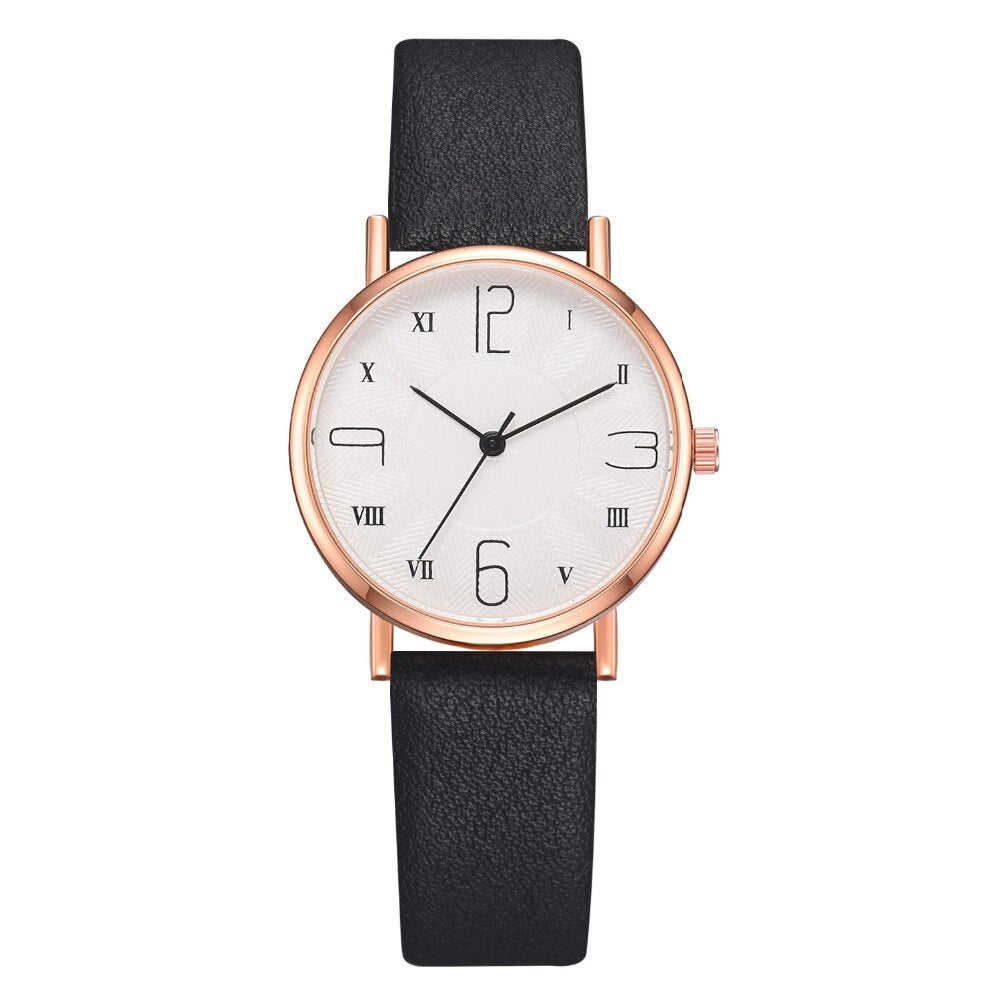 SPRAOI 533 Women’s Quartz Watch – Luxury Leather Strap Fashion Timepiece eprolo