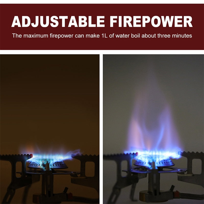 WIDESEA 3000W Portable Folding Camping Gas Stove with Piezo Ignition eprolo