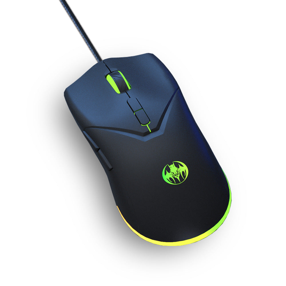 GM31 7D Youbat 7200DPI Wired RGB Gaming Mouse, 6 Adjustable DPI, Ergonomic