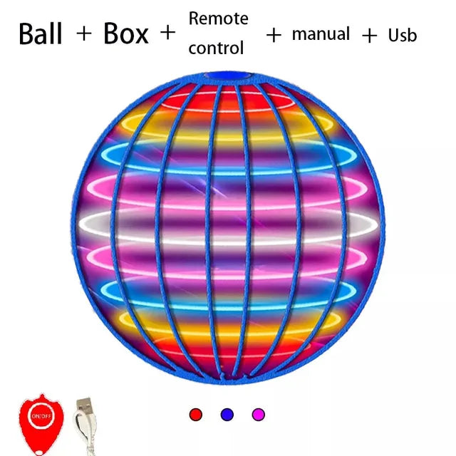 Flying Spinner Ball Toy LED Hover Boomerang Fly Orb Magic Gift for Kids eprolo