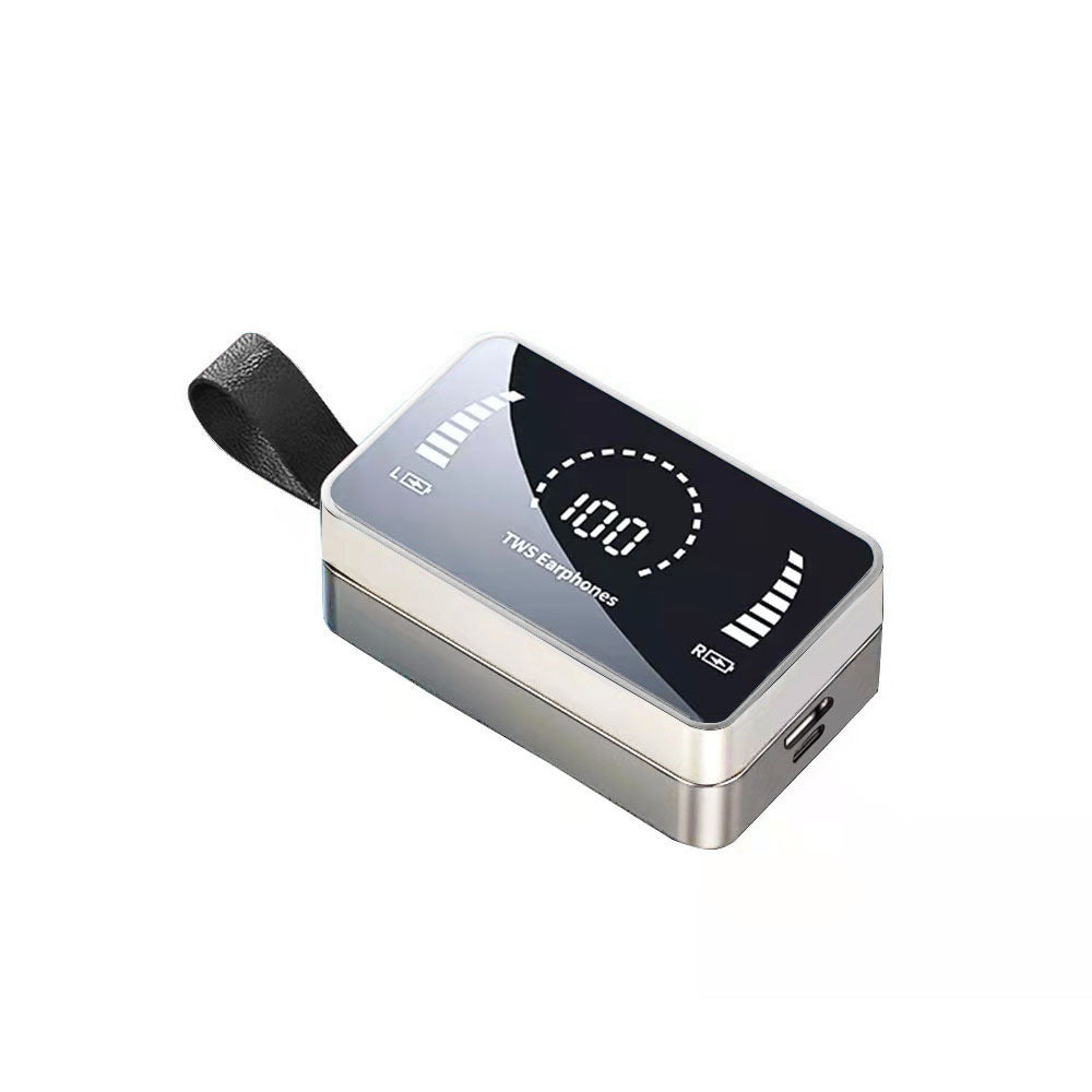 H3 HD Mirror Display Touch Bluetooth 5.0 Earphones with 3500mAh Power Bank Case eprolo