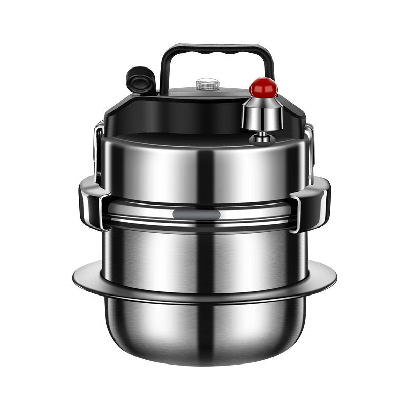 Portable 1.6L 304 Stainless Steel Mini Pressure Cooker for Camping eprolo