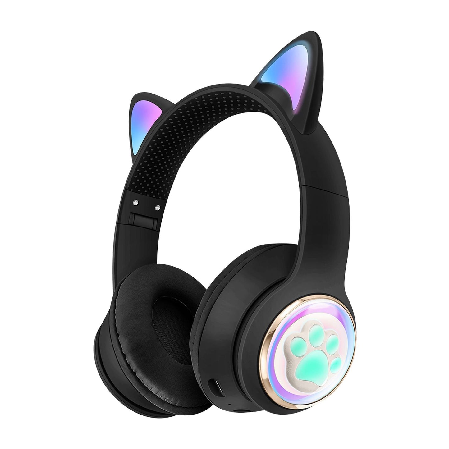 AKZ-62 Luminous Cat Ear Claw Bluetooth Headphones Gaming Stereo Wireless Earphones eprolo