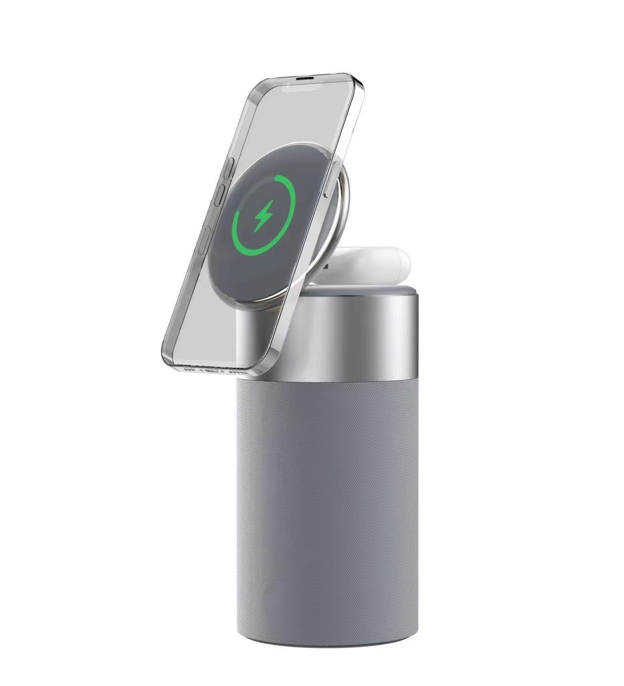 15W Wireless Charging Lamp w/ Bluetooth Speaker & Adjustable Night Light eprolo