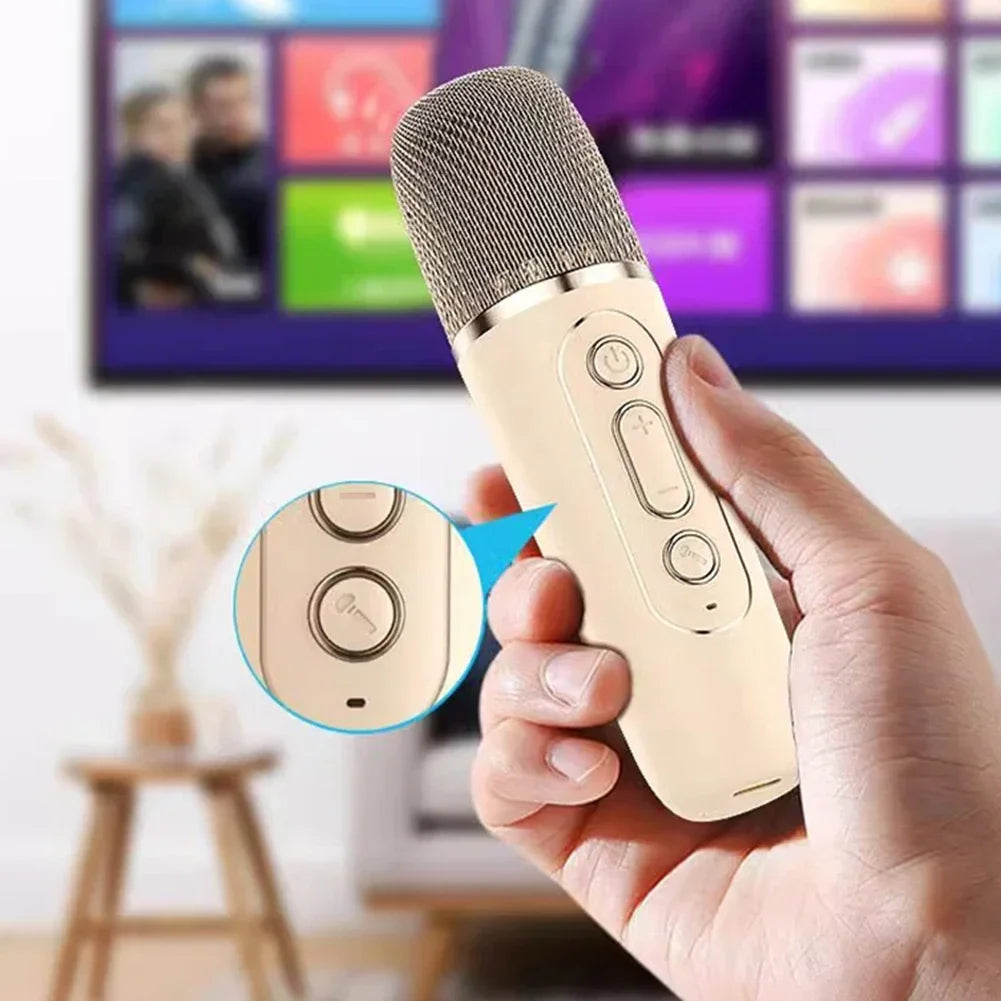 K12 Wireless Karaoke Machine Bluetooth Speaker w/ RGB LED Lights & Microphones eprolo