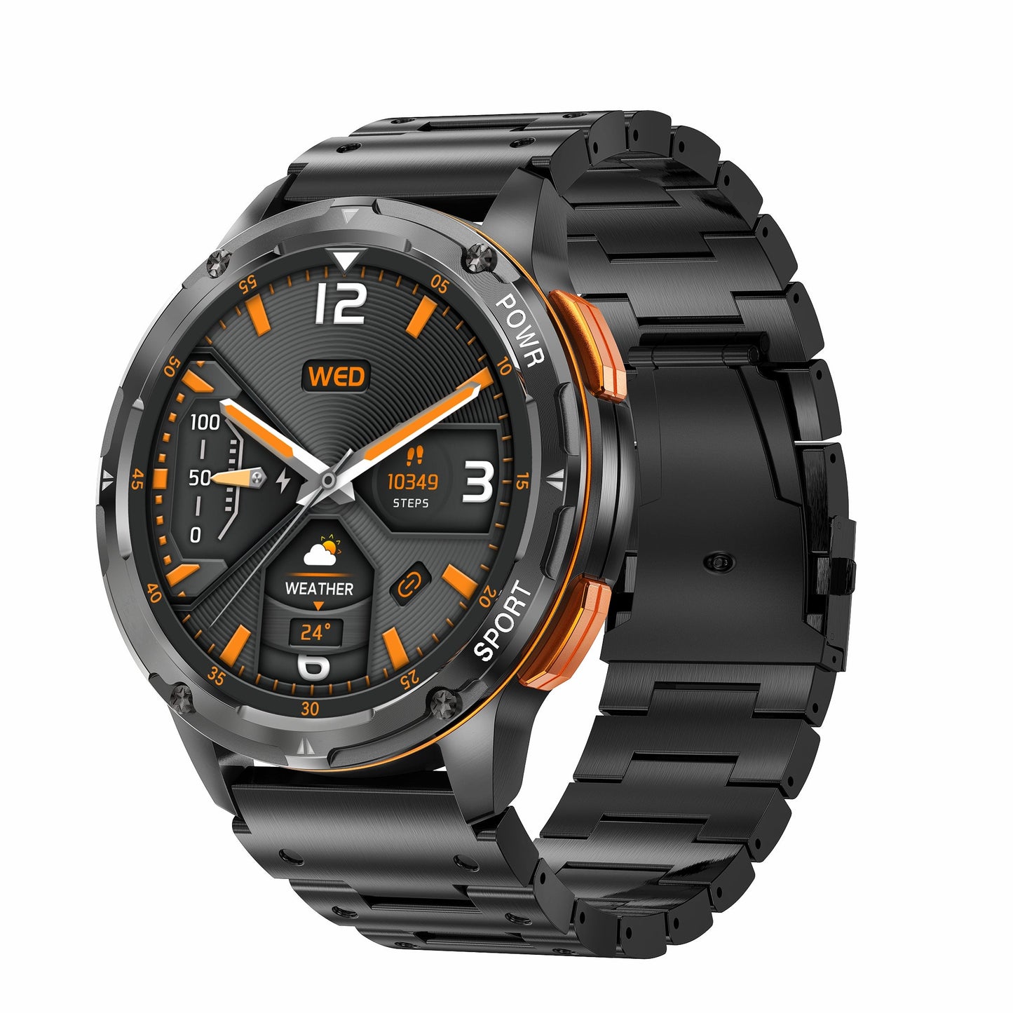 AK59 Smart Watch w/ AMOLED Screen, Heart Rate, Blood Pressure, Blood Oxygen Monitoring, Bluetooth Call, IP68 Waterproof eprolo