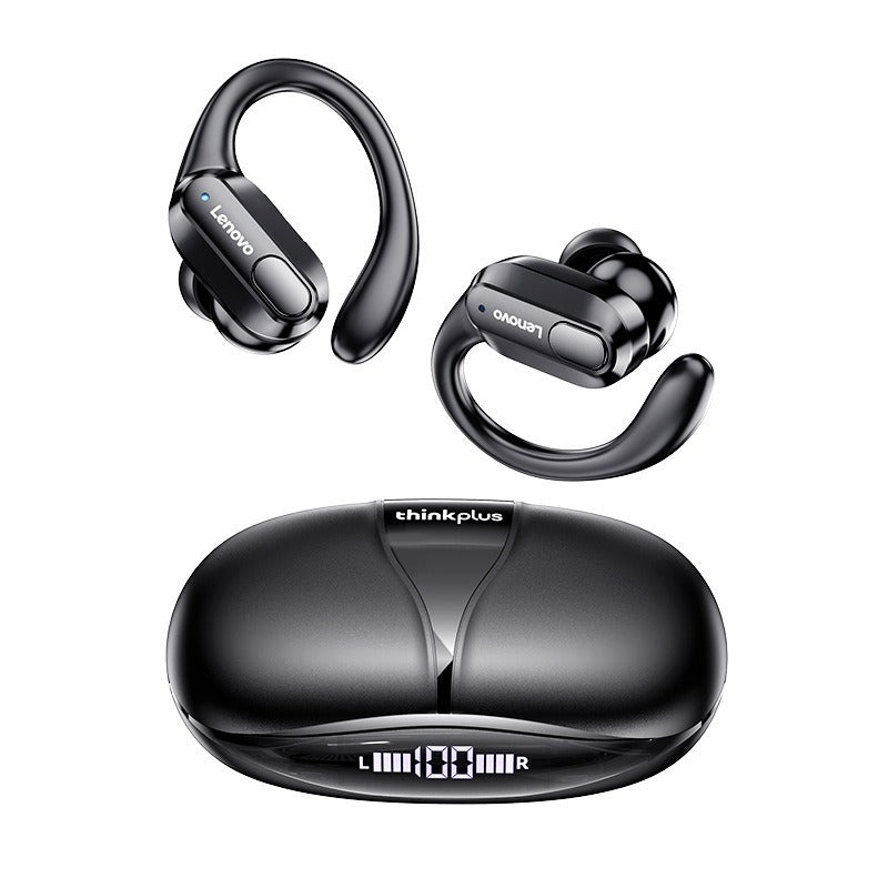 XT80 Wireless Bluetooth Earbuds with Earhooks, 8H Battery, IPX7 Waterproof, Hi-Fi Stereo, Noise Reduction, LED Display eprolo