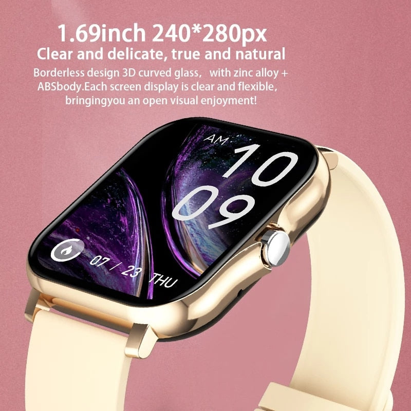 LIGE Smartwatch 1.69" Fitness Tracker Bluetooth Call Heart Rate Monitor eprolo