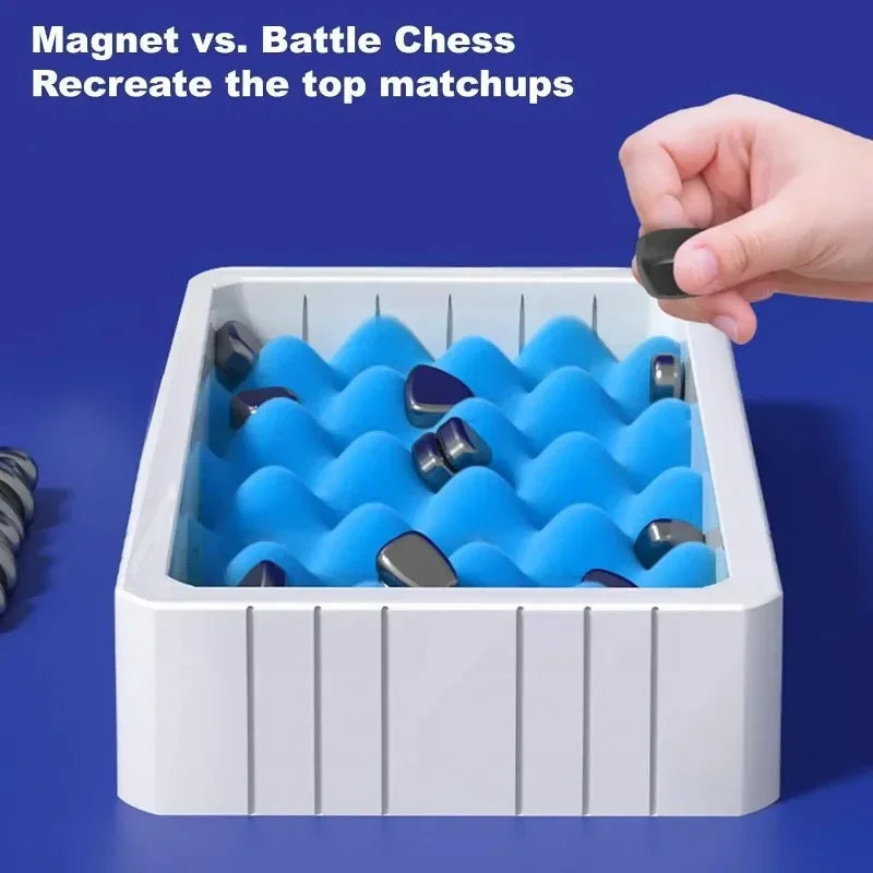 Magnetic Chess Game Set - Intelligence Strategy Board Game for Kids & Adults, 20 PC Educational Toy eprolo
