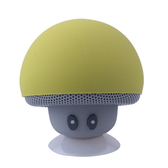 Mini Mushroom Bluetooth 4.1 Speaker w/ Mic, Suction Cup, 3W Portable eprolo