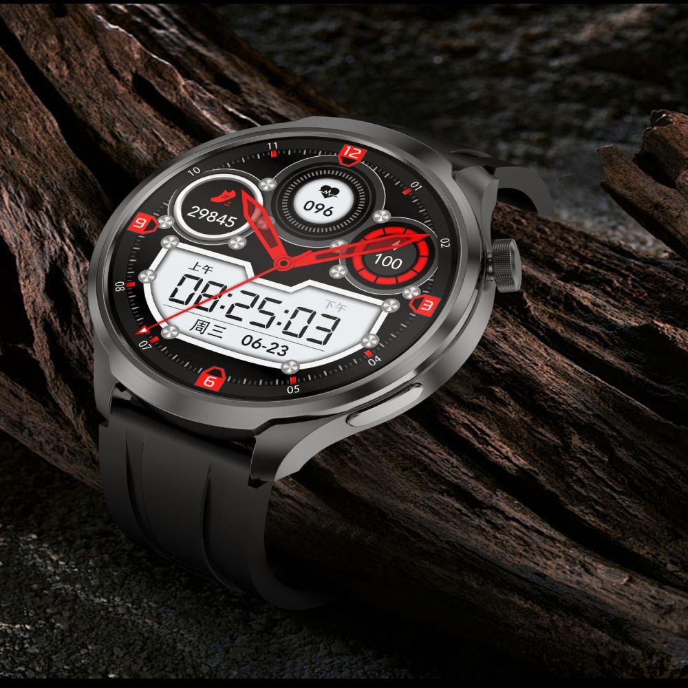 DK69 Bluetooth Smartwatch, 1.85in Display, GPS, Heart Rate, NFC, Multi-Sport eprolo