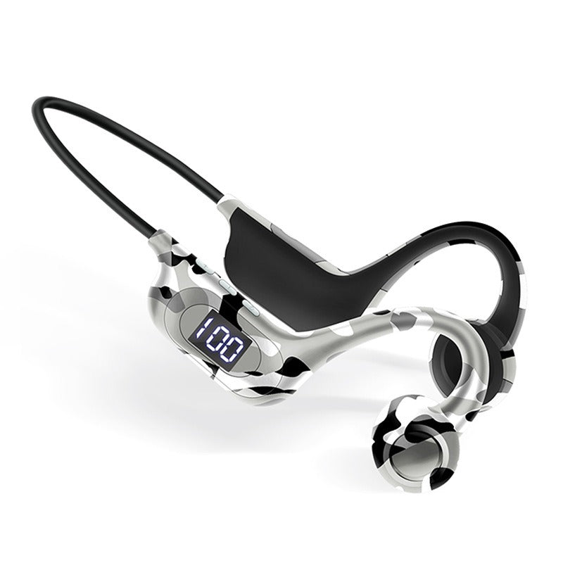 AKZ-G9 Bone Conduction Wireless Bluetooth Earphones w/ 18H Playback & TF Card eprolo