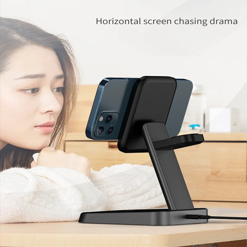 W68 15W 3-in-1 Magnetic Wireless Charger for iPhones, AirPods & Apple Watches eprolo