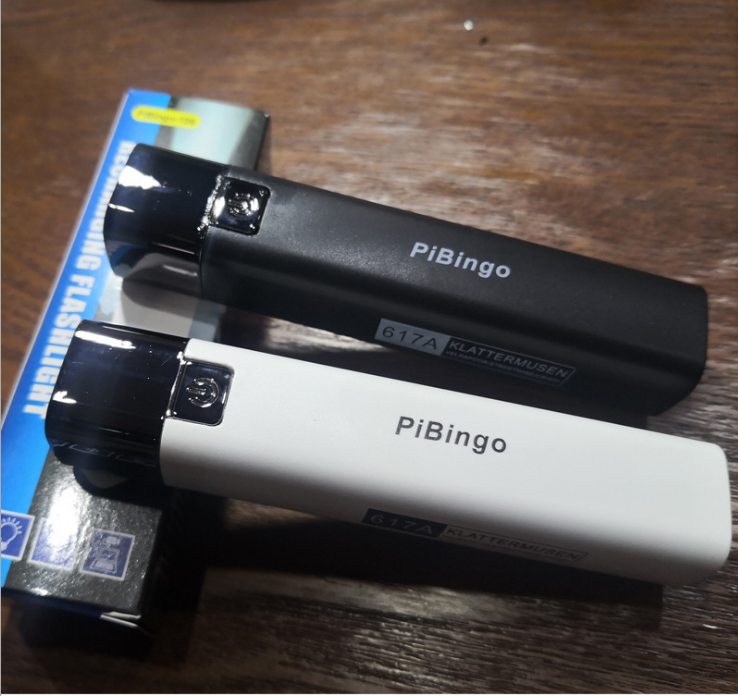 Mini 800mAh Power Bank Lipstick Flashlight USB Rechargeable Portable SOS Light eprolo