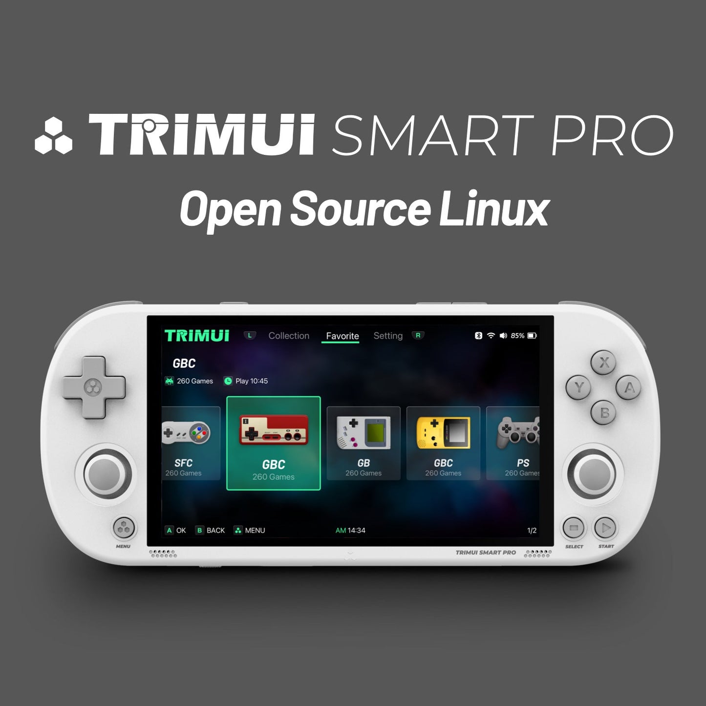 TRIMUI Smart Pro 5" IPS HD Handheld Console 64/128/256GB 20+ Emulators WiFi eprolo
