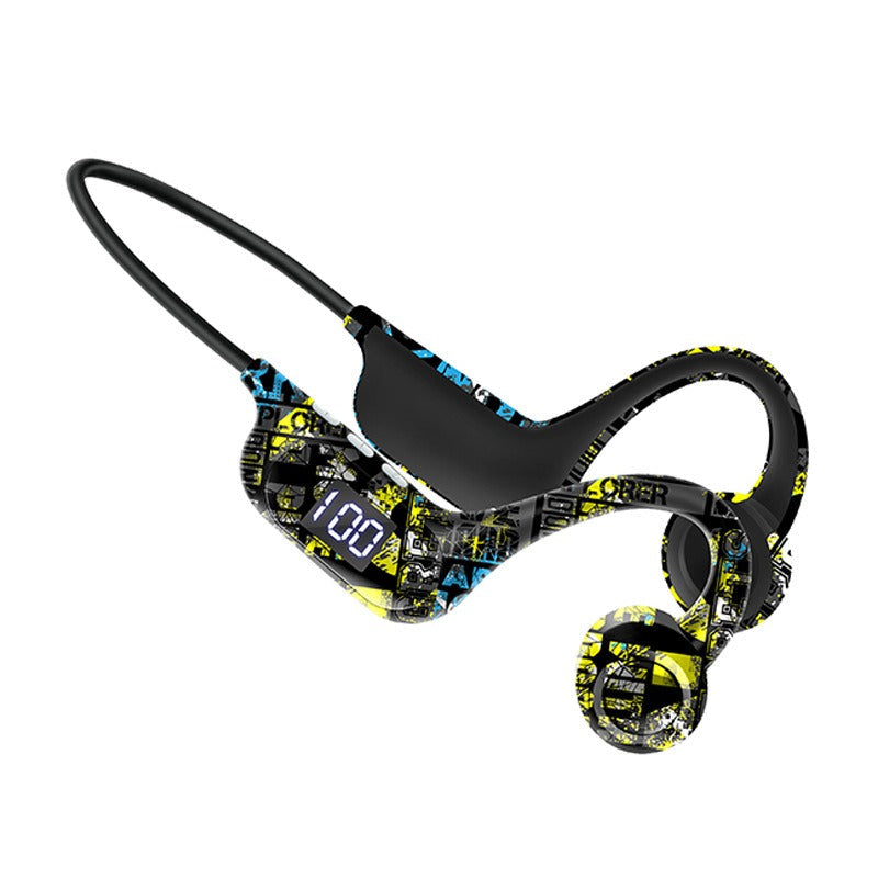 AKZ-G9 Bone Conduction Wireless Bluetooth Earphones w/ 18H Playback & TF Card eprolo