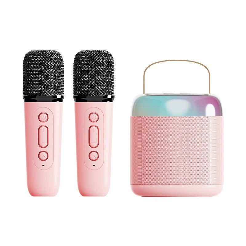 Y1 Mini Wireless Karaoke Bluetooth Speaker w/ Wireless Mic, Portable Home KTV eprolo